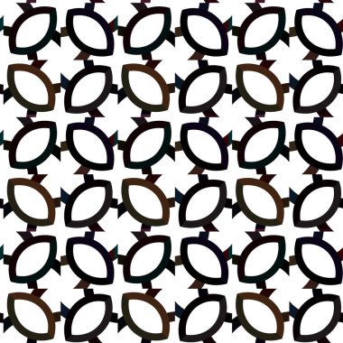 Modern geometrik vektör tasarımı, kusursuz desen çizimi