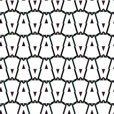 Modern geometrik vektör tasarımı, kusursuz desen çizimi