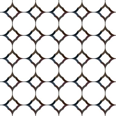 Geometrik süslemeli vektör deseni. Kusursuz tasarım dokusu.