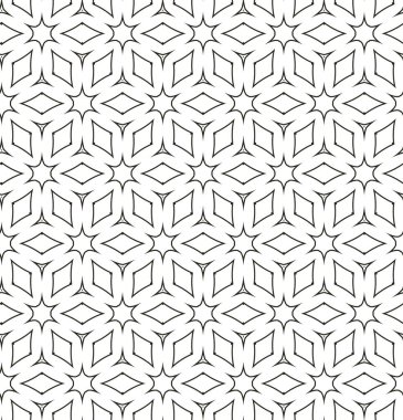 Geometrik süslemeli vektör deseni. Kusursuz tasarım dokusu.