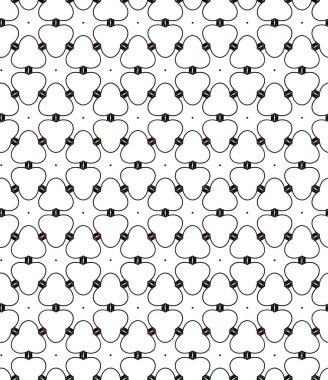 Modern geometrik vektör tasarımı, kusursuz desen çizimi