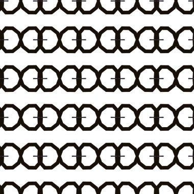 Geometrik süslemeli kusursuz desen. vektör illüstrasyonu