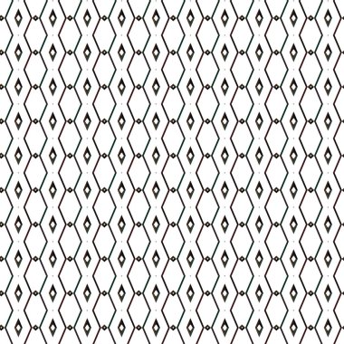 Geometrik süslemeli vektör deseni. Kusursuz tasarım dokusu. 