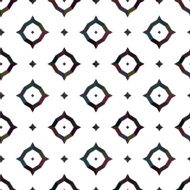 Geometrik süslemeli vektör deseni. Kusursuz tasarım dokusu. 