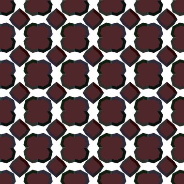 Geometrik süslemeli vektör deseni. Kusursuz tasarım dokusu.