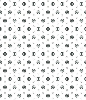 Geometrik süslemeli vektör deseni. Kusursuz tasarım dokusu.