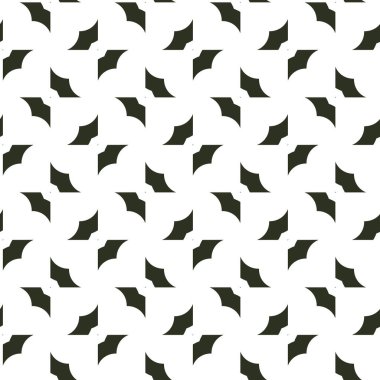 Soyut geometrik şekillerin kusursuz deseni. vektör illüstrasyonu