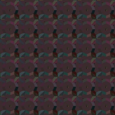 Modern geometrik vektör tasarımı, kusursuz desen çizimi