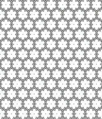 Modern geometrik vektör tasarımı, kusursuz desen çizimi