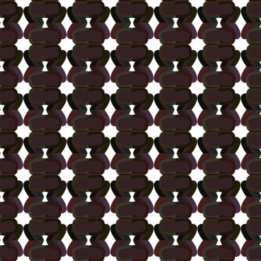 Geometrik süslemeli vektör deseni. Kusursuz tasarım dokusu.