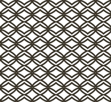 Geometrik süslemeli vektör deseni. Kusursuz tasarım dokusu.