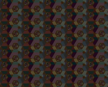 Geometrik süslemeli vektör deseni. Kusursuz tasarım dokusu. 