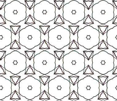 Geometrik vektör tasarımı, kusursuz desen çizimi