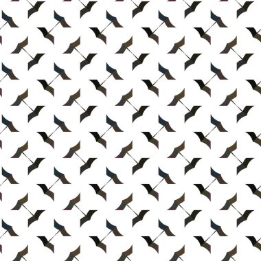 Geometrik süslemeli kusursuz desen. vektör illüstrasyonu