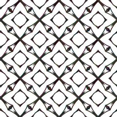 Geometrik vektör tasarımı, kusursuz desen çizimi