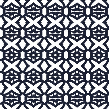 Kusursuz tasarım dokusu. Geometrik süslemeli vektör deseni. 