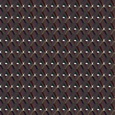 Geometrik süslemeli kusursuz desen. vektör illüstrasyonu