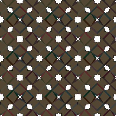 Modern geometrik vektör tasarımı, kusursuz desen çizimi