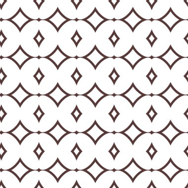 Geometrik süslemeli kusursuz desen. vektör illüstrasyonu