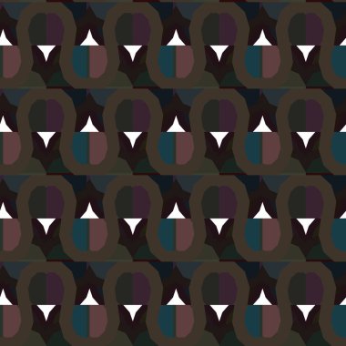 Modern geometrik vektör tasarımı, kusursuz desen çizimi