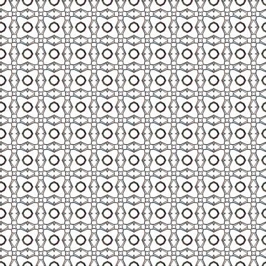 Soyut geometrik süslemeli vektör deseni. Kusursuz tasarım dokusu.