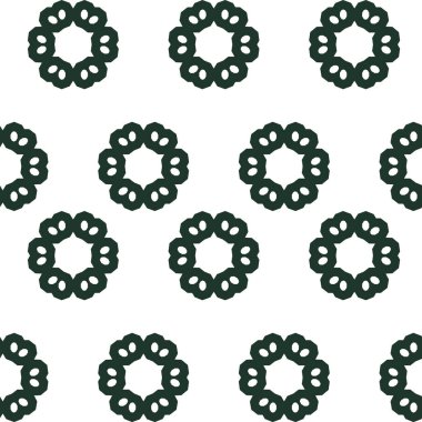 Geometrik süslemeli vektör deseni. Kusursuz tasarım dokusu.