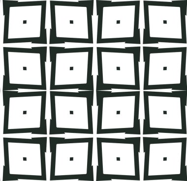 Geometrik süslemeli vektör deseni. Kusursuz tasarım dokusu. 