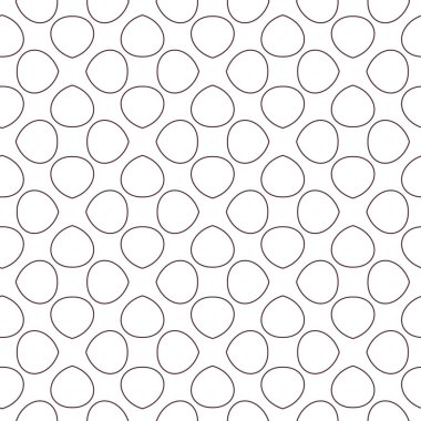 Soyut geometrik süslemeli vektör deseni. Kusursuz tasarım dokusu.