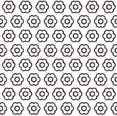 Soyut geometrik süslemeli vektör deseni. Kusursuz tasarım dokusu.