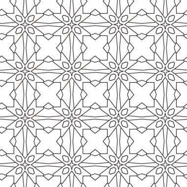 Modern geometrik vektör tasarımı, kusursuz desen çizimi