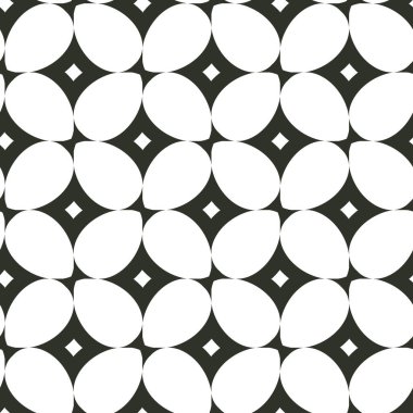 Soyut geometrik süslemeli vektör deseni. Kusursuz tasarım dokusu.