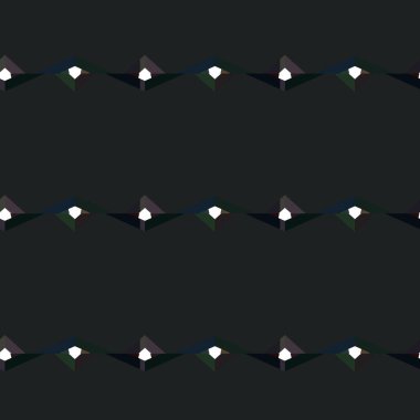 Geometrik süslemeli vektör deseni. Kusursuz tasarım dokusu.