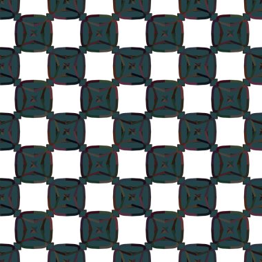 Geometrik süslemeli vektör deseni. Kusursuz tasarım dokusu. 