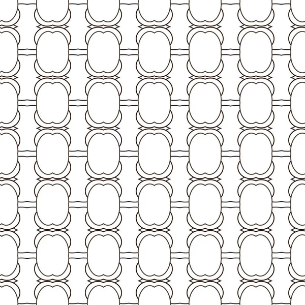 Patrón Sin Costuras Con Ornamento Geométrico Ilustración Vectorial — Vector de stock