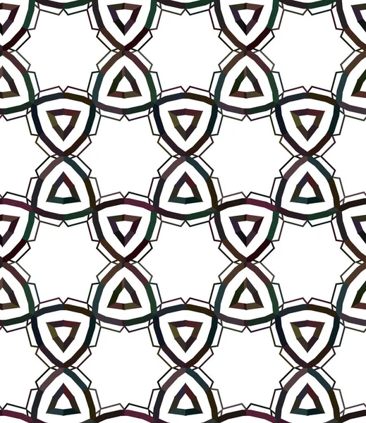 Patrón Vectorial Ornamental Geométrico Textura Diseño Sin Costuras — Archivo Imágenes Vectoriales