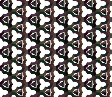 Modern geometrik vektör tasarımı, kusursuz desen çizimi