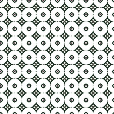 Geometrik süslemeli vektör deseni. Kusursuz tasarım dokusu.
