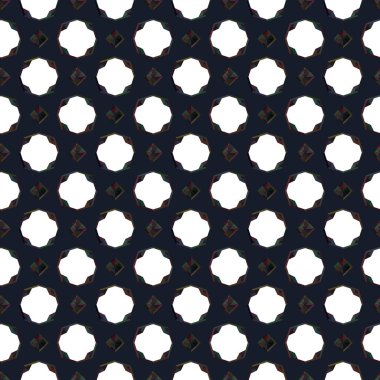 Modern geometrik vektör tasarımı, kusursuz desen çizimi