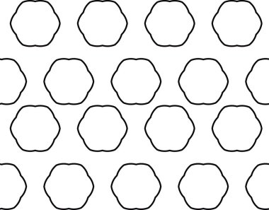 Geometrik şekilli soyut ve kusursuz desen.