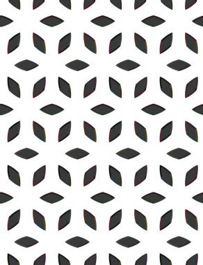 Modern geometrik vektör tasarımı, kusursuz desen çizimi