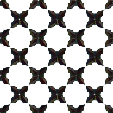 Modern geometrik vektör tasarımı, kusursuz desen çizimi