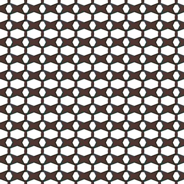 Geometrik süslemeli vektör deseni. Kusursuz tasarım dokusu.