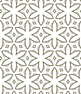 Modern geometrik vektör tasarımı, kusursuz desen çizimi