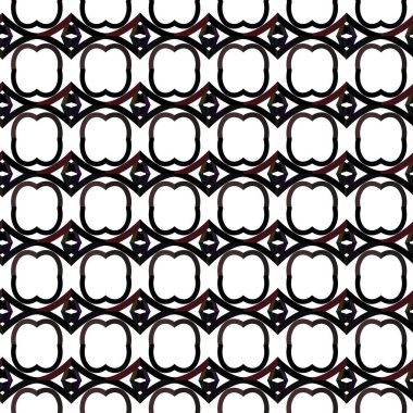 Modern geometrik vektör tasarımı, kusursuz desen çizimi