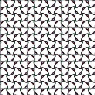 Geometrik süslemeli vektör deseni. Kusursuz tasarım dokusu.