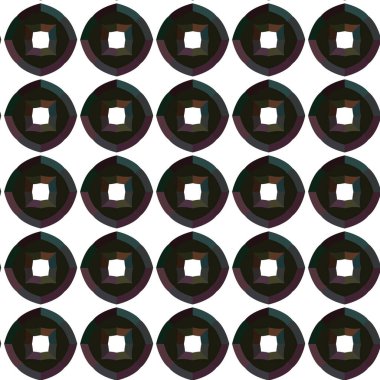 Geometrik süslemeli vektör deseni. Kusursuz tasarım dokusu.