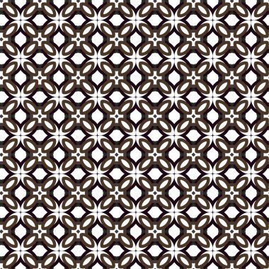 Geometrik süslemeli vektör deseni. Kusursuz tasarım dokusu.