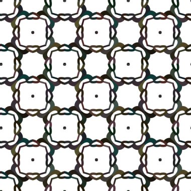 Geometrik süslemeli vektör deseni. Kusursuz tasarım dokusu. 