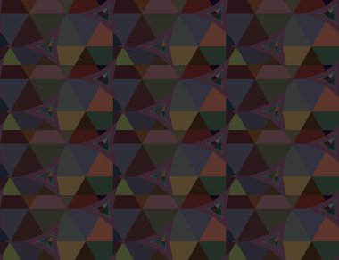 Geometrik süslemeli vektör deseni. Kusursuz tasarım dokusu.