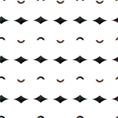 Geometrik süslemeli kusursuz desen. vektör illüstrasyonu